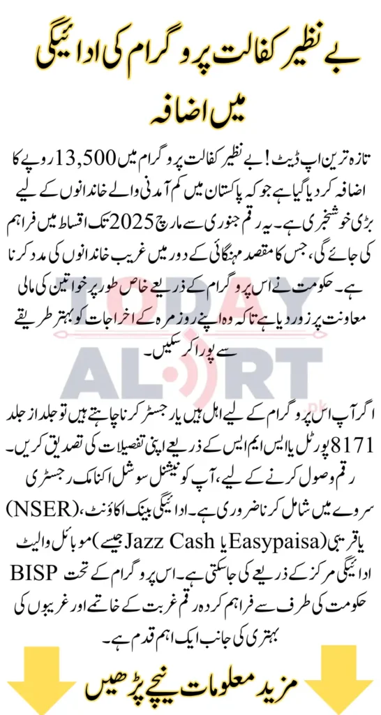 Benazir Kafalat Program Payment Increased – Verify Your Details Today